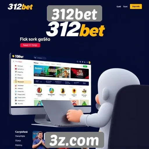 Avaliação da experiência do usuário no site 312bet